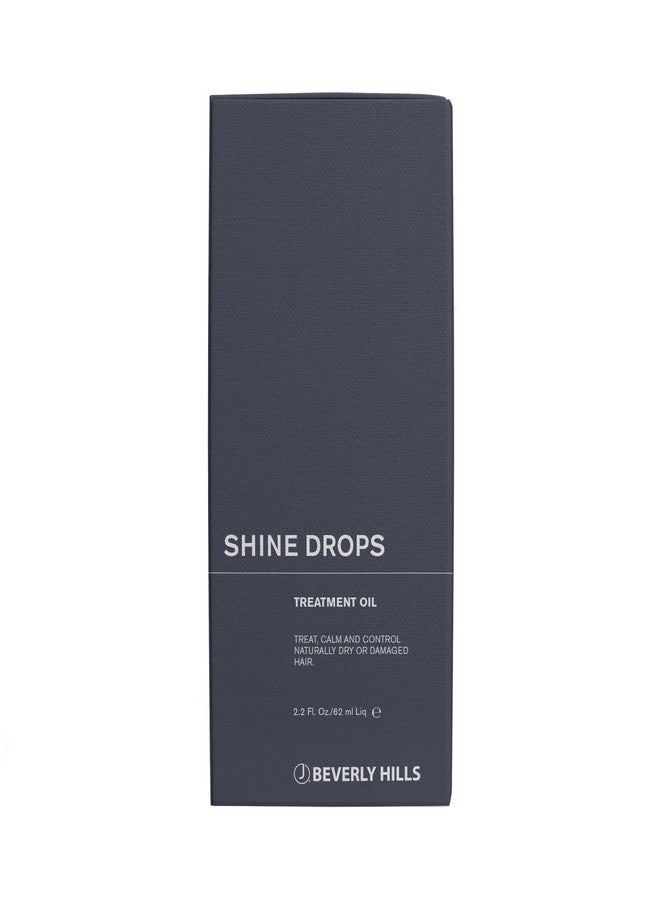 جي بيفرلي هيلز زيت معالجة الشعر J Beverly Hills Shine Drops مع زيوت نباتية لإضفاء اللمعان والتغذية وإصلاح الشعر الجاف، 2.2 أونصة - Image 2